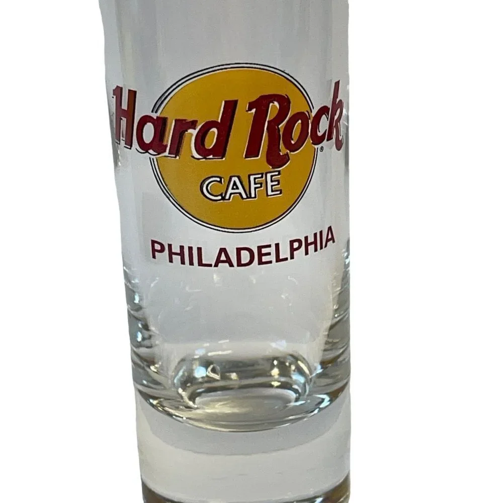 Shot Glass Tall Hard Rock Cafe‎ Philadelphia